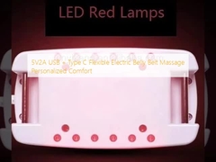 5V2A USB + Tipo C Flexible cinturón eléctrico del vientre Masaje Comodidad personalizada