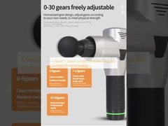 4 cabezas 5 velocidad sin cables y recargable compacto masajeador de energía