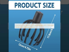 Experimenta los beneficios del masaje del cuero cabelludo con 3 modos de masaje