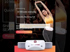 Cinturón de cuero en relieve controlado a distancia con frecuencia de 50-60 Hz