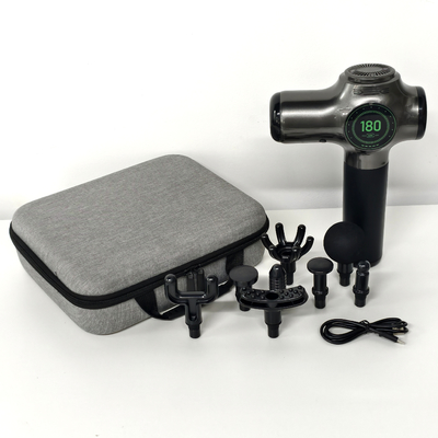 calidad  Professional Powerful Massage Gun with 99-Speed and 8 Massage Heads LCD Touch Fascia Gun fábrica