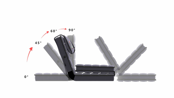 Control remoto colchón de masaje plegable cama de masaje portátil