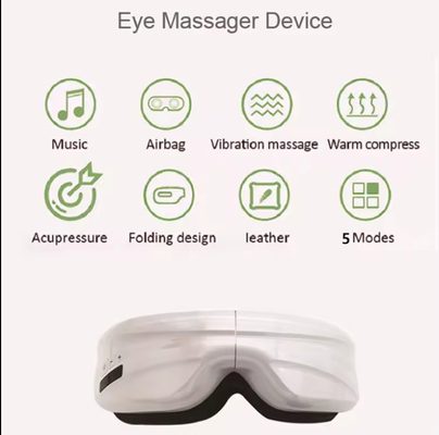 Batería de 1200 mAh Masajista para ojos con 3 modos de masaje y función de vibración