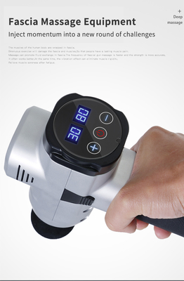 Amantes del fitness pistola de masaje eléctrica portátil pantalla táctil LCD