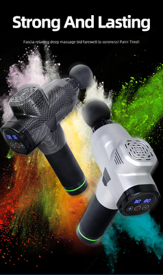 Amantes del fitness pistola de masaje eléctrica portátil pantalla táctil LCD