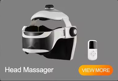 Casco de masaje de vibración de la cabeza con 3 modos para mejorar la circulación