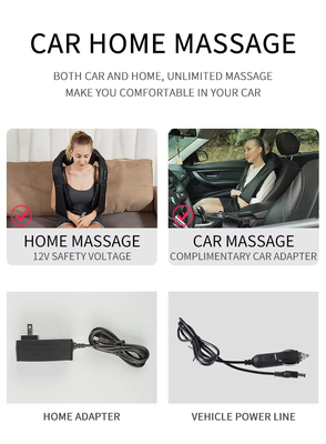 8 nudos masajeador de hombro vibratorio niveles ajustables masajeador de chal