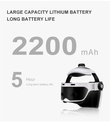 FCC ROHS Casco de masajeador eléctrico para el cuero cabelludo Tres niveles Casco de masajeador cerebral