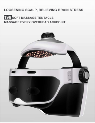1.5 libras casco de masajeador eléctrico para la cabeza para el masaje de relajación profunda