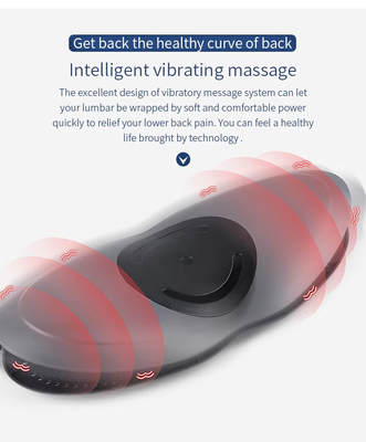Masajista eléctrico de cintura con 5 niveles de intensidad y control remoto para aliviar el dolor