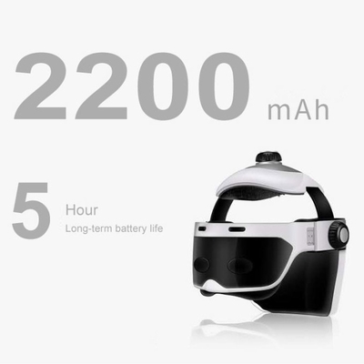30 Minutos Casco de masajeador de cabeza Casco de masajeador de cuero cabelludo eléctrico blanco