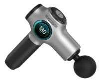 Arma de masaje de 99 velocidades con 8 cabezas de masaje y LCD Touch para recuperación muscular profesional