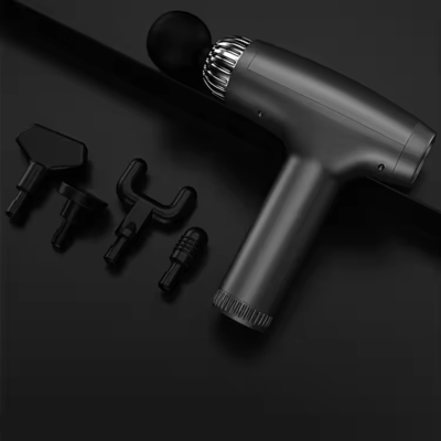 9.8 X 7.9 X 2.4 pulgadas Negro Vibrante Masajista Pistola Solución de recuperación muscular profesional