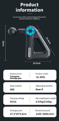 Revoluciona tu rutina de ejercicios con un nuevo diseño de pistola eléctrica para relajar el cuerpo